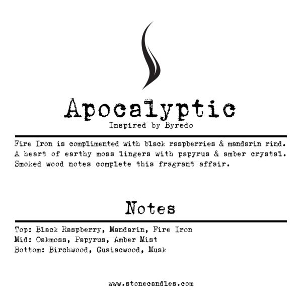 Apocalyptic (Our version) Sample Scent Strip For Discount