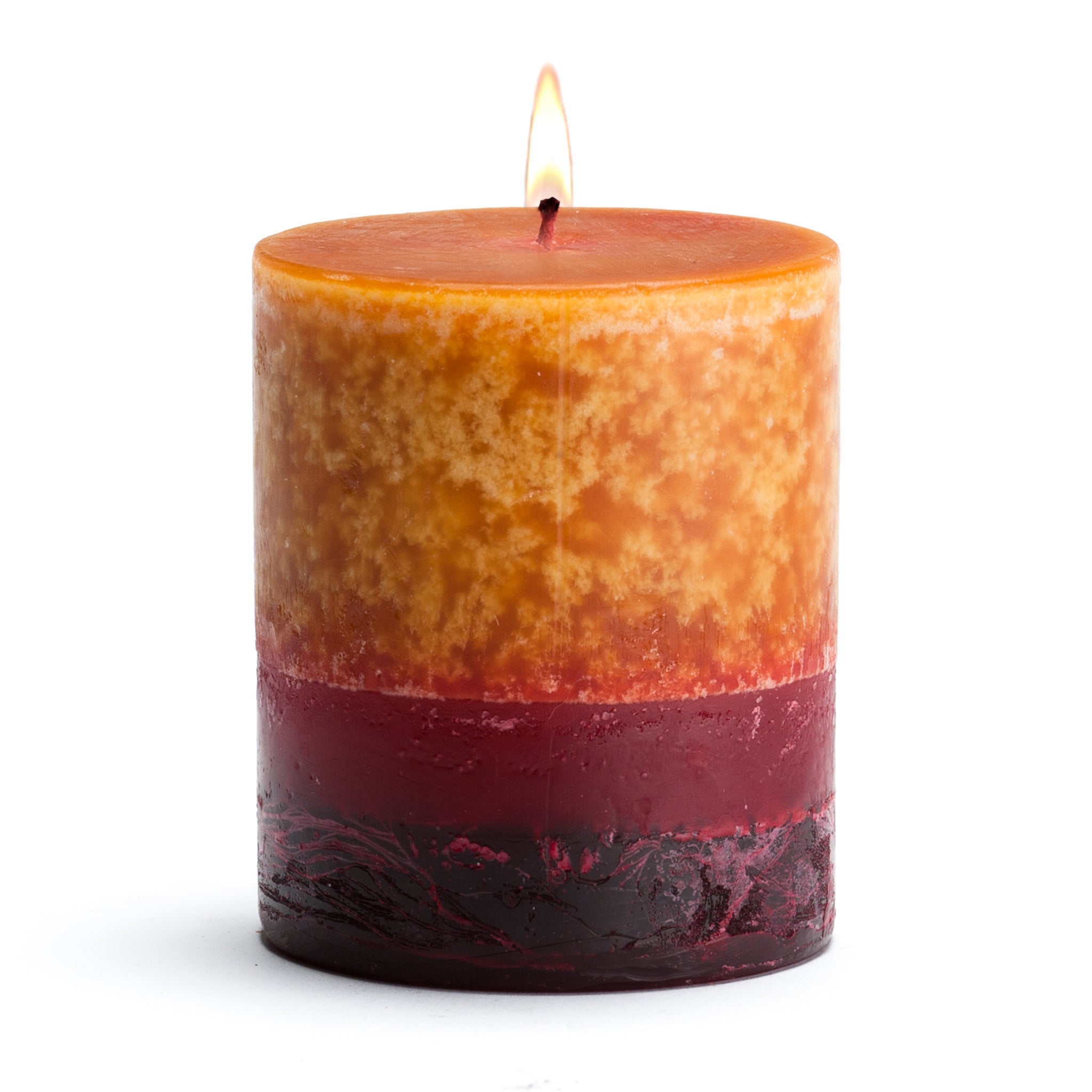 Karachi Blood Orange Pillar Candles Online Hot Sale