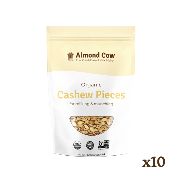 Case of Organic Cashew Pieces - 30 lbs Online - Image 2