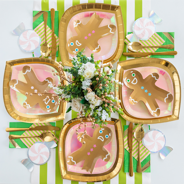 Gingerbread Men Dessert Plates on Sale - Image 2