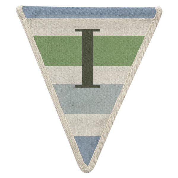 Fabric Bunting Letter I on Sale - Image 4