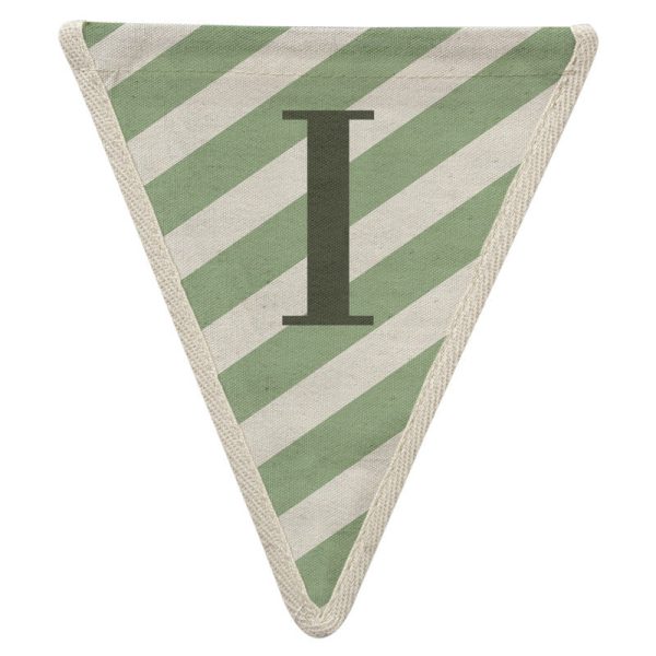 Fabric Bunting Letter I on Sale