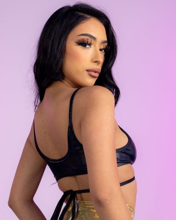 Black Spectrum Wrap Bikini Discount - Image 2