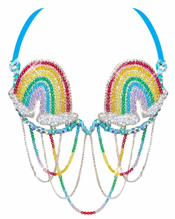 Rainbow Happy Meal Carnival Bra For Sale - Image 4