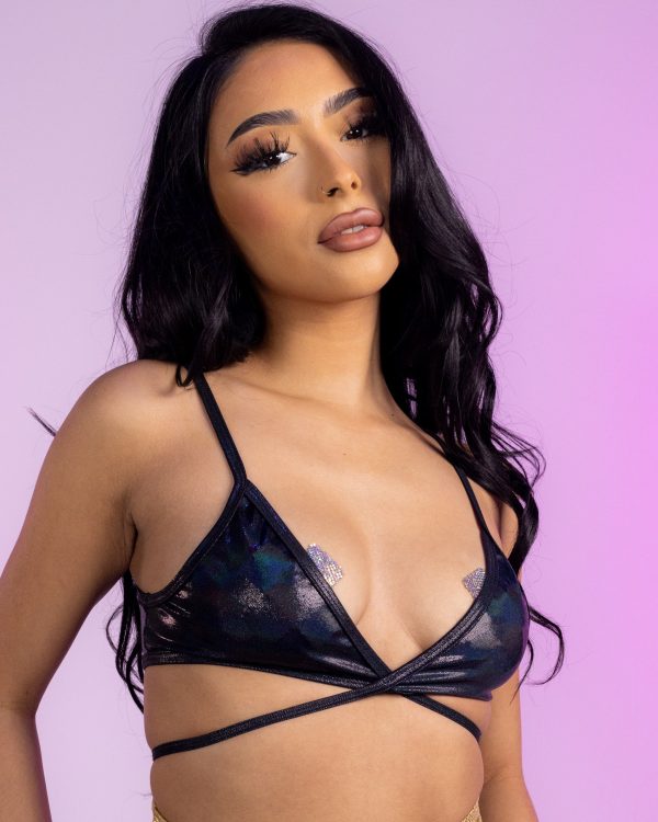 Black Spectrum Wrap Bikini Discount - Image 3
