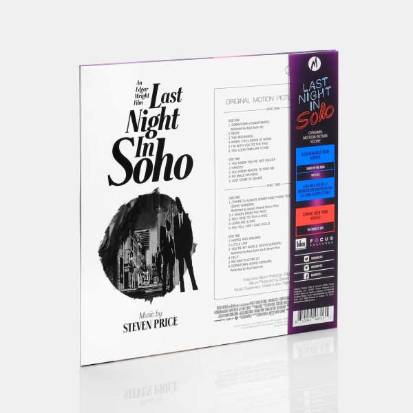 Steven Price - Last Night In Soho (Original Motion Picture Score) 2xLP Vinyl Record Online - Image 3