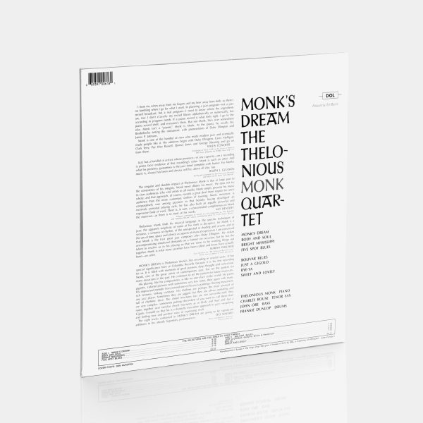 The Thelonious Monk Quartet - Monk s Dream LP Blue Vinyl Record on Sale - Image 3