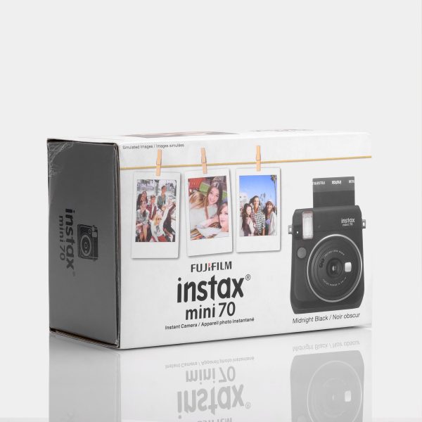 Fujifilm Instax Mini 70 Midnight Black Instant Film Camera For Sale - Image 4